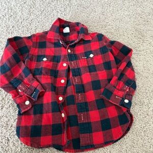 GAP Kids  Plaid Button-Down Shirt